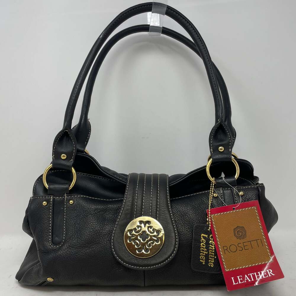 NEW Rosetti Vintage Y2K Black Leather Shoulder Bag